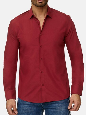 Reslad Button Up Shirt 'RS7002' in Red: front