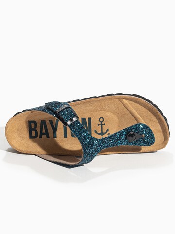 Bayton T-Bar Sandals 'Mercure' in Blue