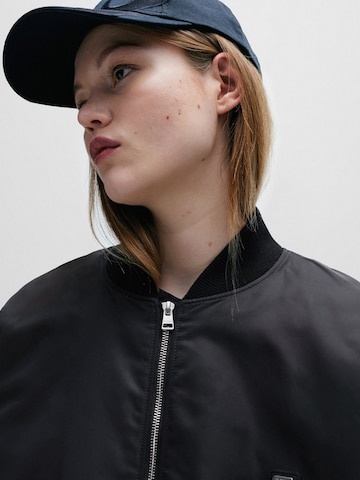 HUGO Red Between-Season Jacket 'Flesiane-1' in Black