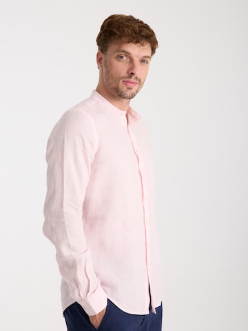 Slim fit Camicia business 'Caravaggio' di 7Camicie in rosa
