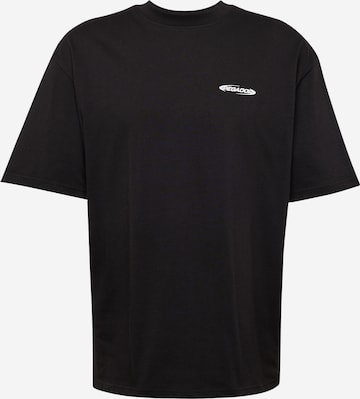Pegador - Camisa 'SANIT' em preto: frente