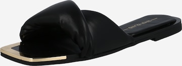 River Island - Zapatos abiertos 'RUCHED FLAT SANDAL' en negro: frente