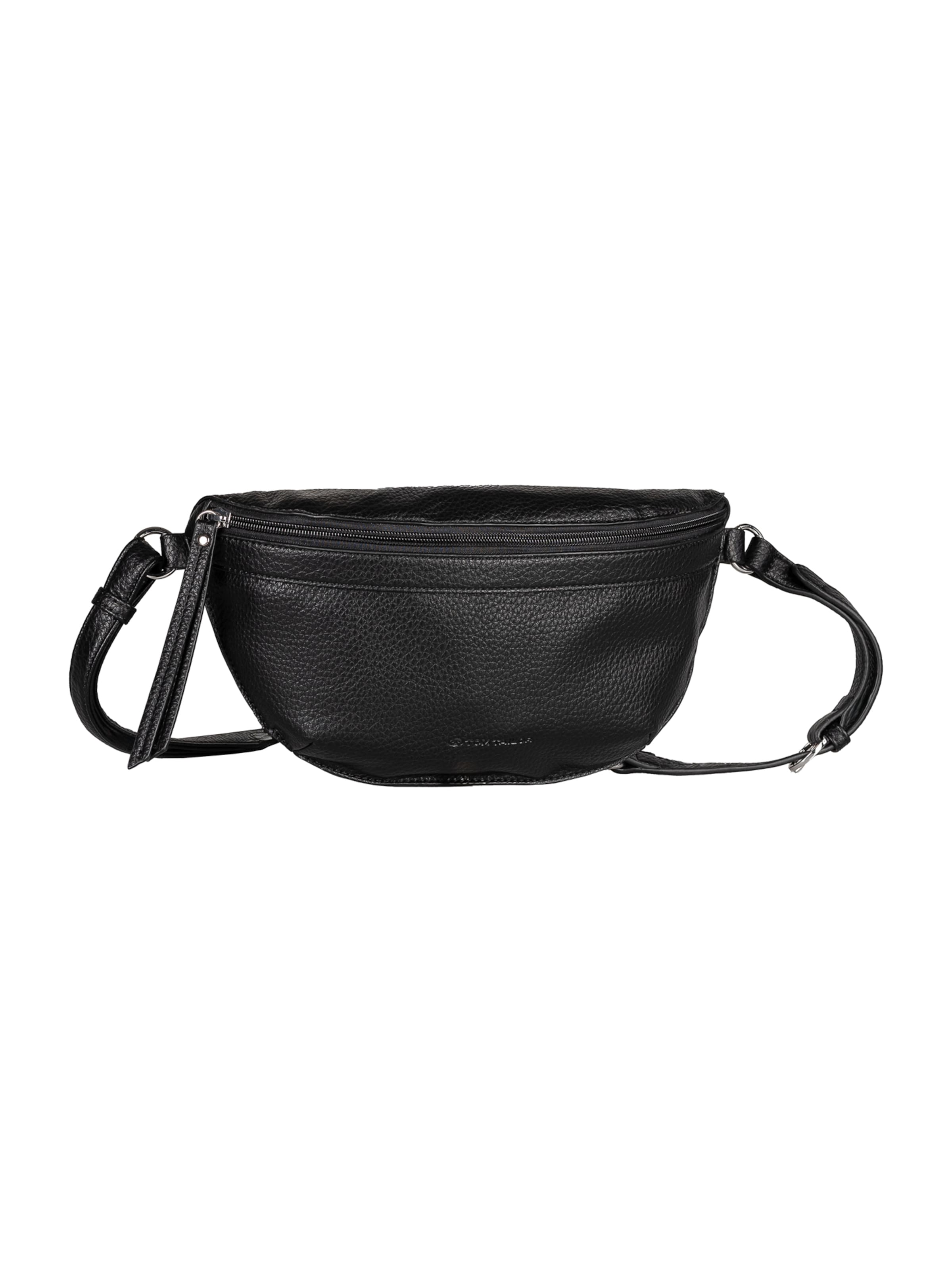 TOM TAILOR Crossbody Bag 'Lina' in Black: front