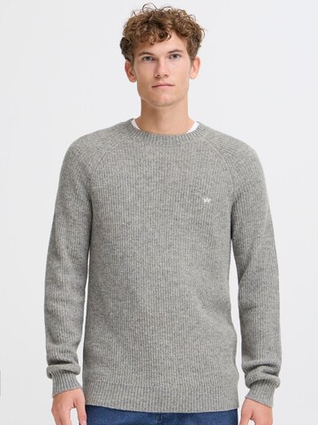 Kronstadt Sweater ' KSDoors O-neck ' in Grey