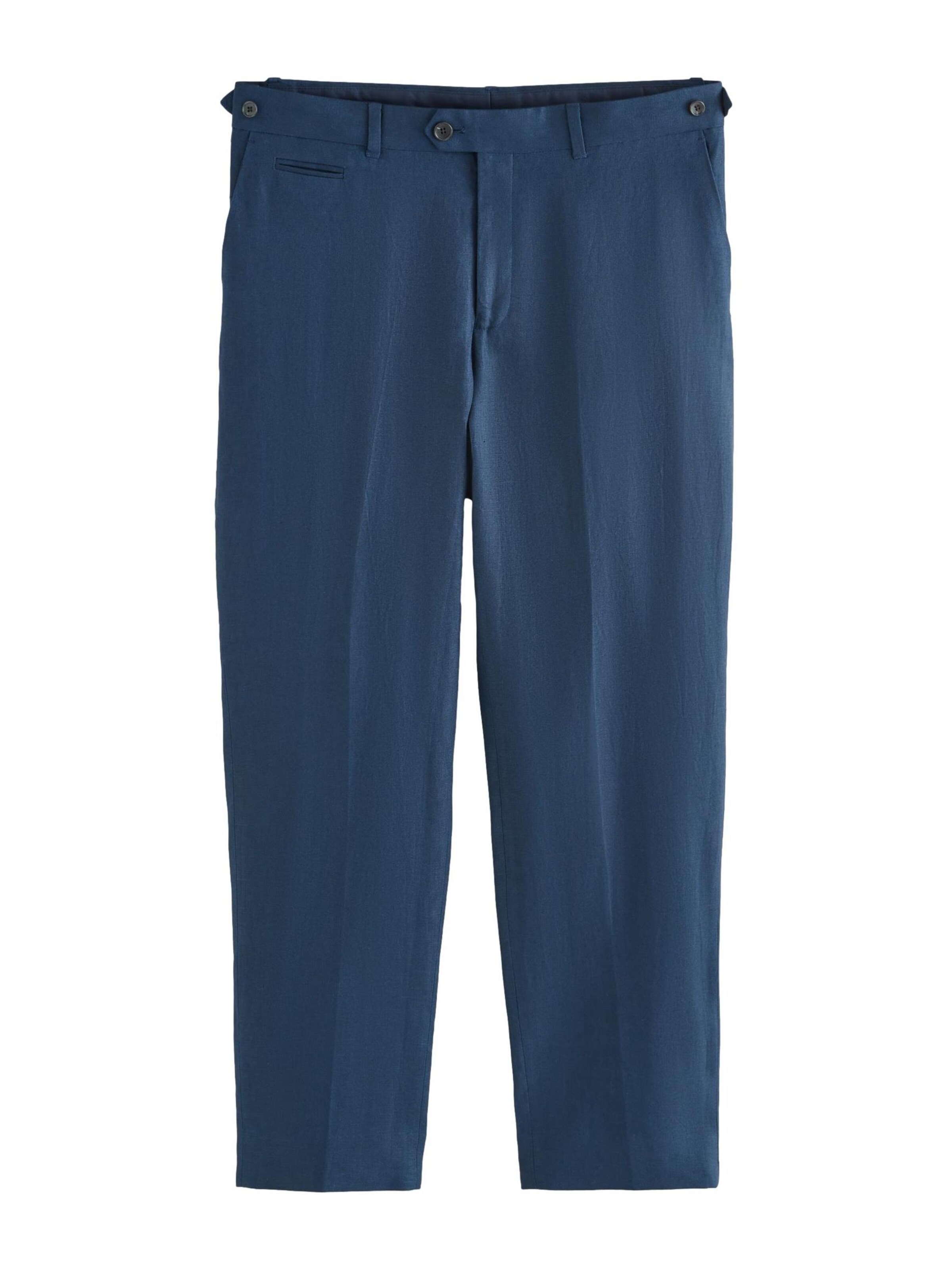 Next Pantalon 'N. Premium' in 40/Regular in de kleur Navy, Productweergave