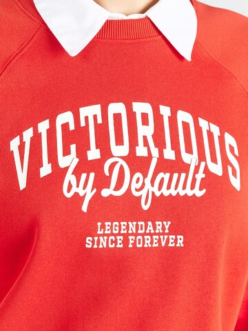 Sweat-shirt 'ONLVELLA' ONLY en rouge