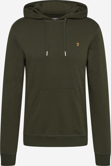 FARAH Sweatshirt 'ZAIN' in goldgelb / dunkelgrün, Produktansicht