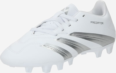 ADIDAS PERFORMANCE Soccer Cleats 'PREDATOR CLUB' in Silver / White, Item view