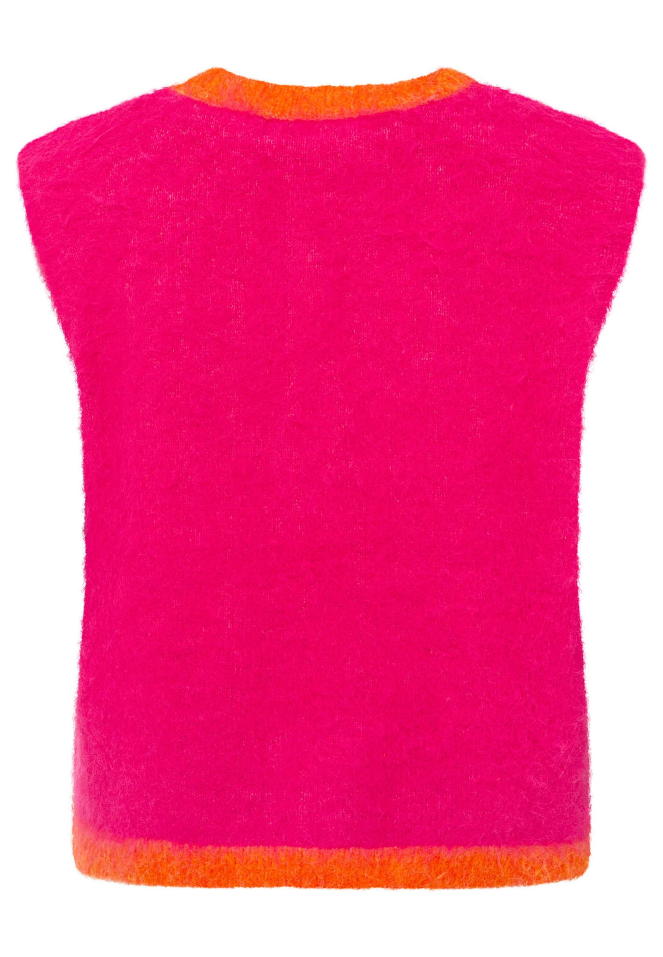 Gilet Zwillingsherz en rose : derrière
