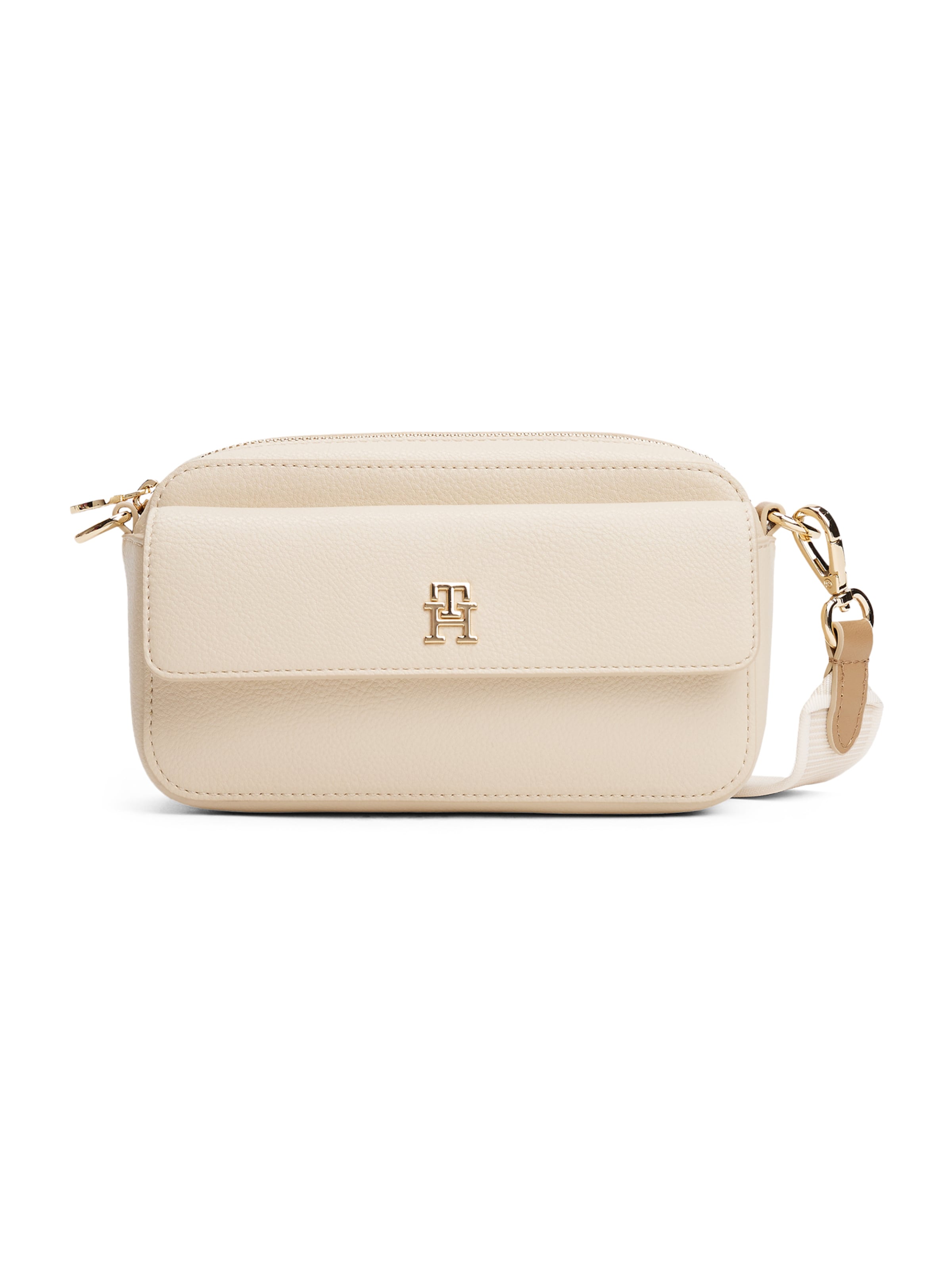 TOMMY HILFIGER Õlakott &#x27;DISTINCT&#x27;, värv beež: eest vaates