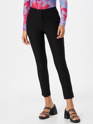 ZABAIONE Slim fit Pants 'Gianna' in Black: front