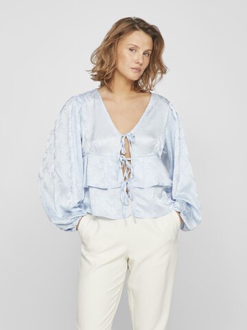 VILA Blouse in Blauw: voorkant