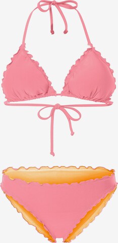 CHIEMSEE Triangle Bikini in Pink: front