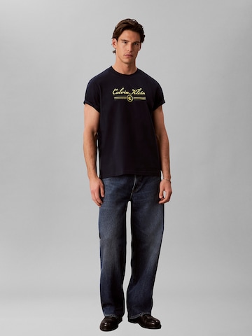 regular Maglietta di Calvin Klein Jeans in blu
