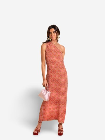 THE-ARE Jurk in Oranje