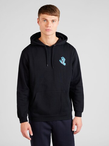 Santa Cruz Sweatshirt in Black: front