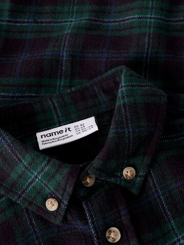 NAME IT - Ajuste regular Camisa en azul