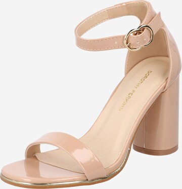 Dorothy Perkins Páskové sandály – pink: přední strana