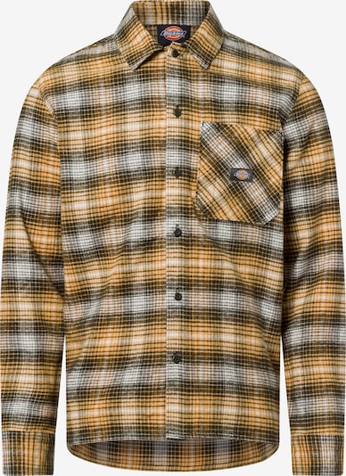 DICKIES Hemd 'Forest Check' in apricot / schwarz / weiß, Produktansicht