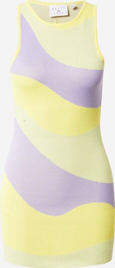 Daisy Street Kootud kleit kollane / helekollane / pastell-lilla, Tootevaade