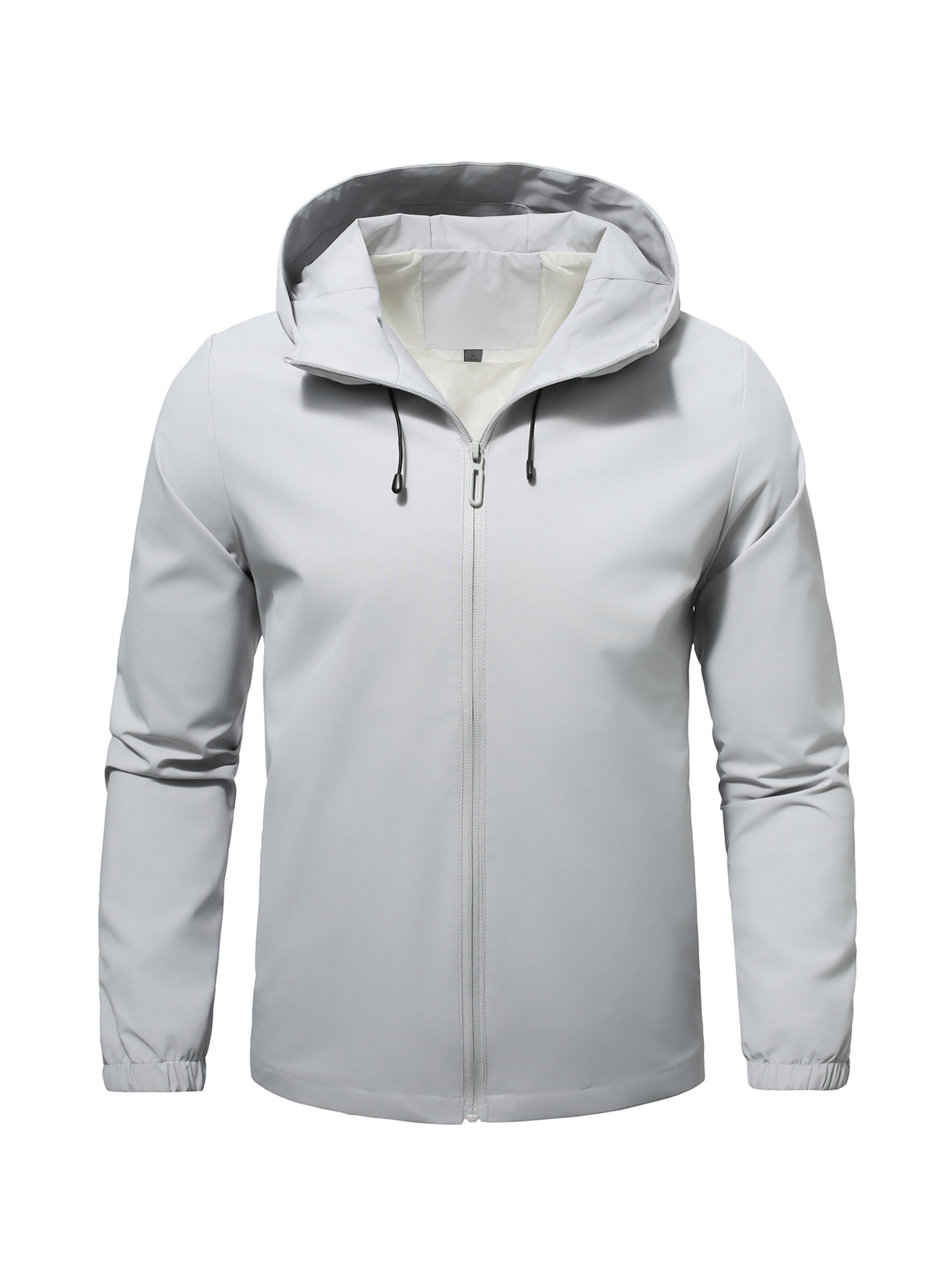 YOUTHUP Athletic Jacket 'Kombi' in Grey: front