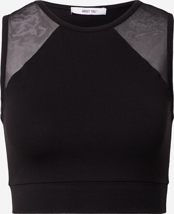 ABOUT YOU Top 'Cosima' in Black: front