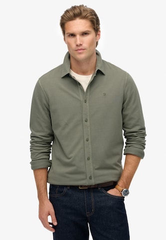 Superdry & Co Comfort Fit Hemd in Grün: Vorderseite