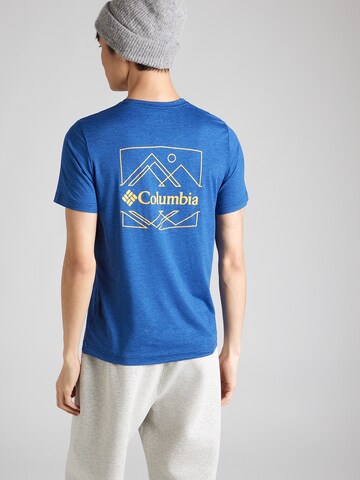 COLUMBIA Functioneel shirt 'Kwick Hike' in Blauw: voorkant
