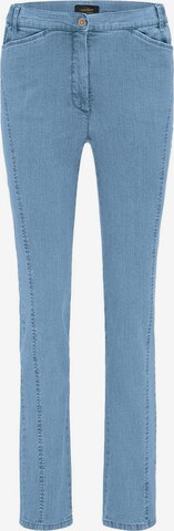 Goldner Skinny Jeans 'Anna' in Blue: front