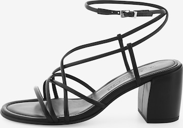 Sandales à lanières 'Viola' Kennel & Schmenger en noir : devant