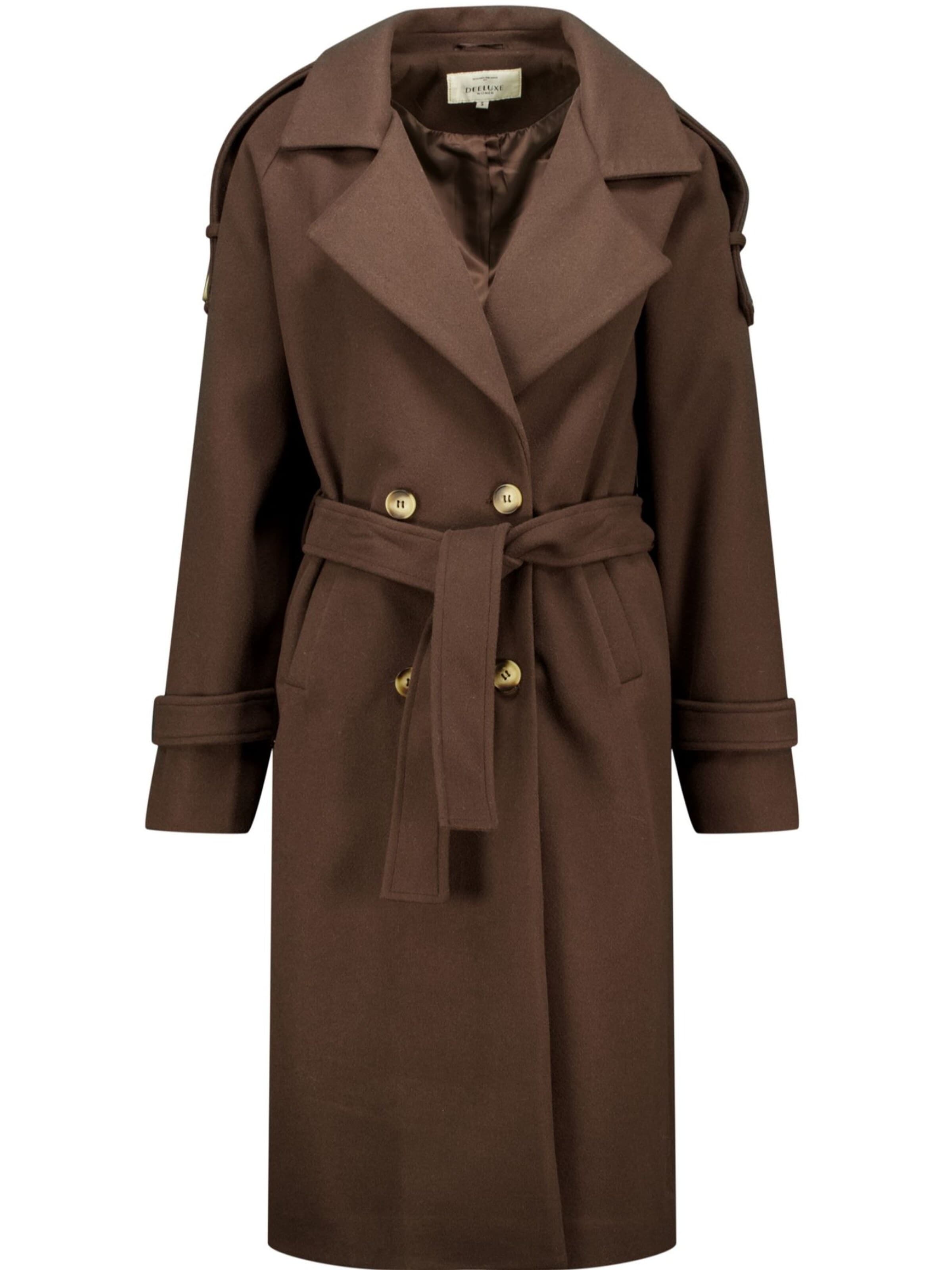 Manteau d’hiver Deeluxe en marron : devant
