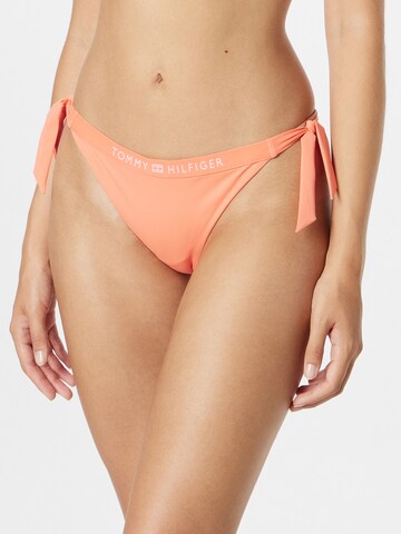 Bas de bikini Tommy Hilfiger Underwear en orange : devant