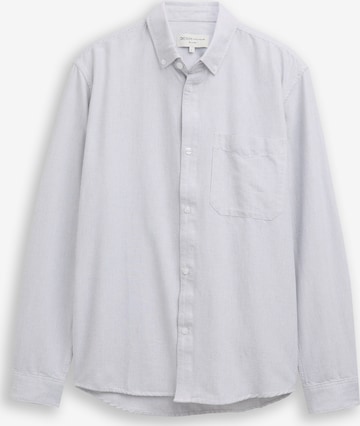 TOM TAILOR DENIM Overhemd in Grijs: voorkant