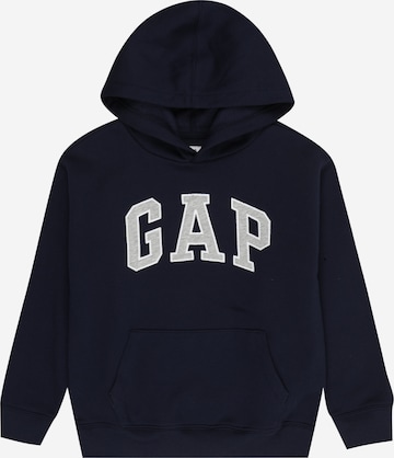 GAPSweater majica 'HERITAGE' - plava boja: prednji dio