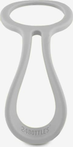24Bottles Trinkflaschenhalterung 'Tie' in Grau: Vorderseite