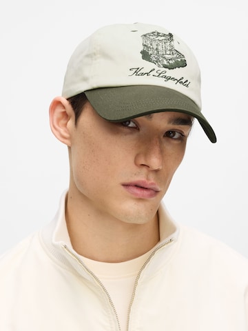 Karl Lagerfeld Кепка 'Villa la Vigie' в Белый