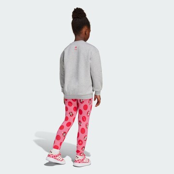 ADIDAS SPORTSWEAR Sweat suit 'Disney Minnie Mouse' in Grey