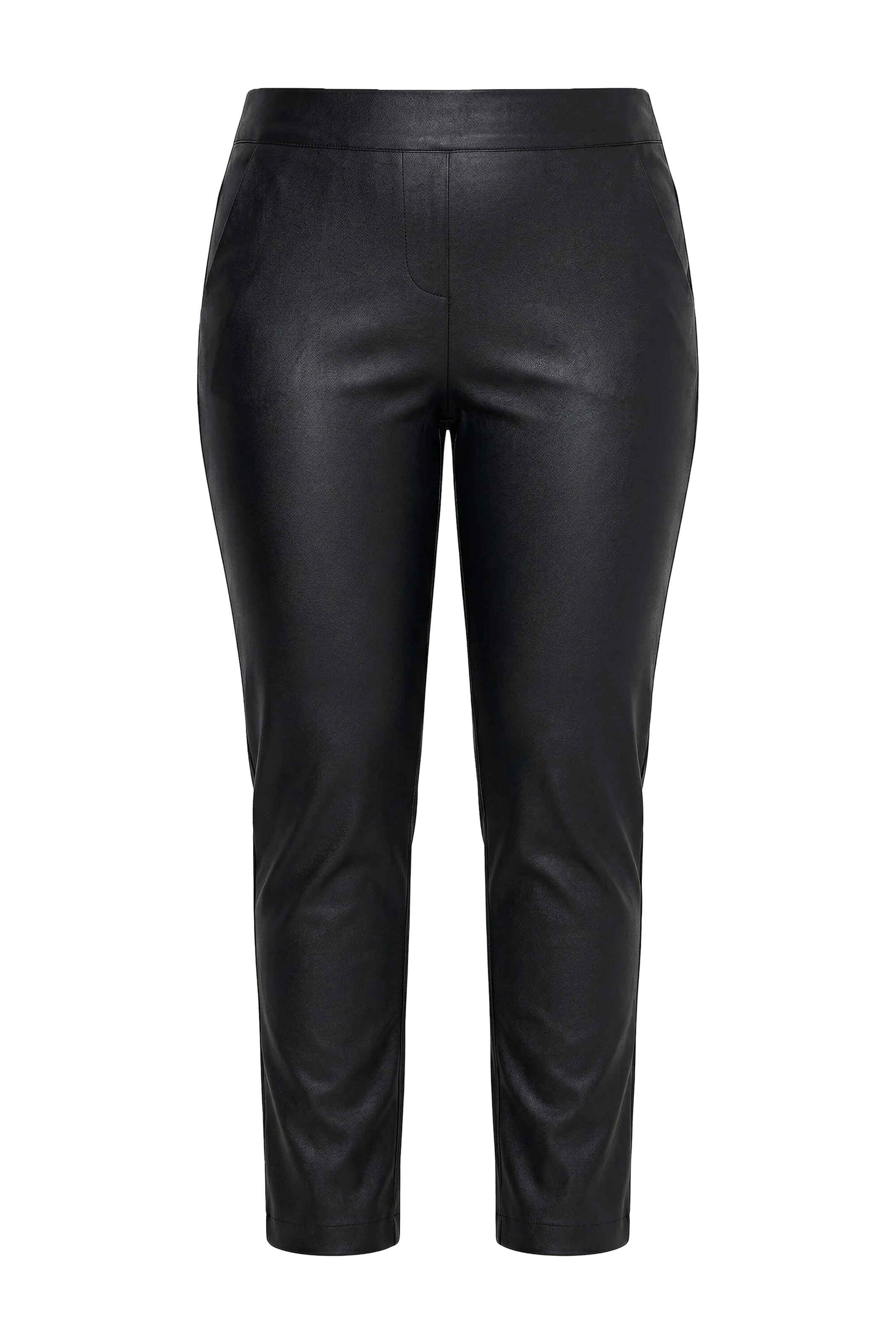 Ulla Popken Skinny Hose in Schwarz: Vorderseite