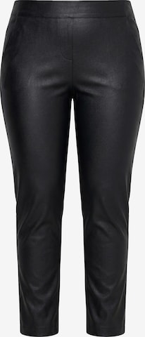 Ulla Popken Skinny Hose in Schwarz: Vorderseite