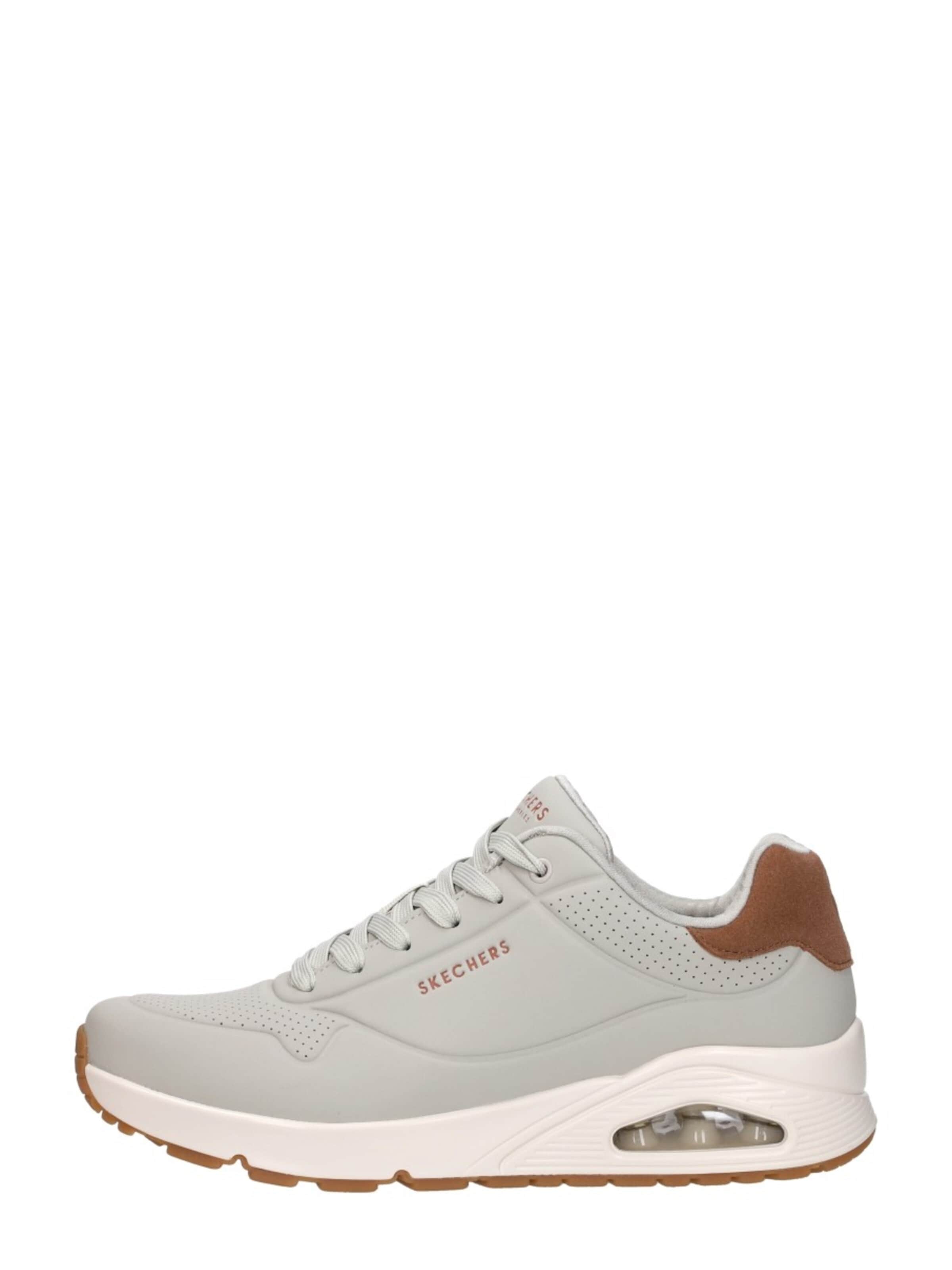 SKECHERS Platform trainers 'Uno - Suited On Air' in Beige: front