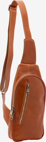 Borsa a tracolla di Viola Castellani in marrone: frontale