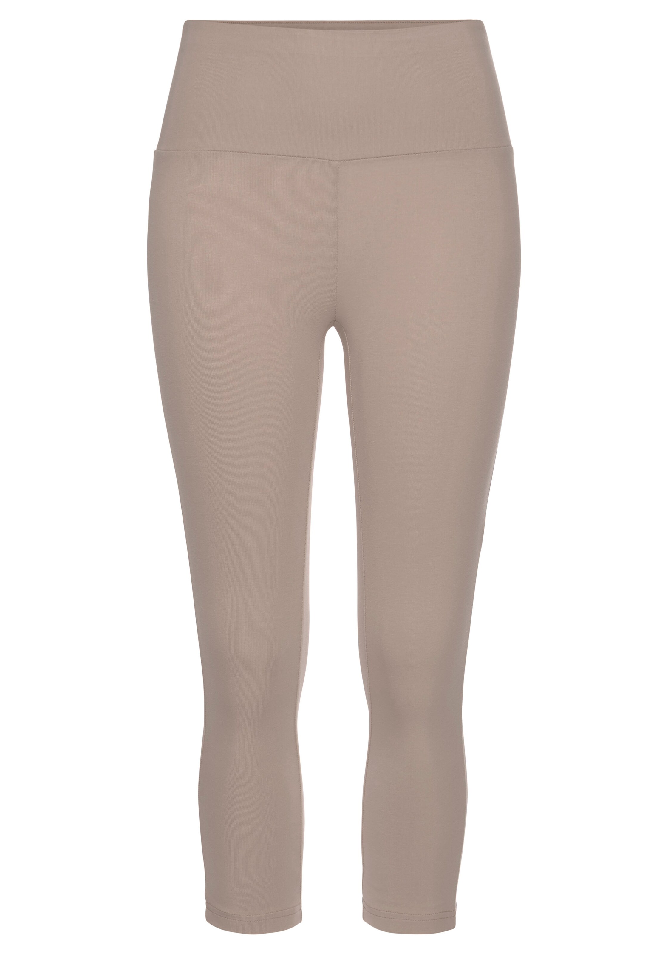 LASCANA Leggings in Beige: front