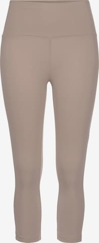 LASCANA Pajama Pants in Beige: front