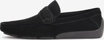 Kazar Moccasins in Black: front