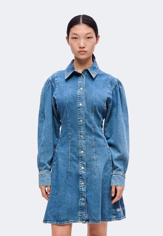 KARL LAGERFELD JEANS Kleid in Blau: Vorderseite