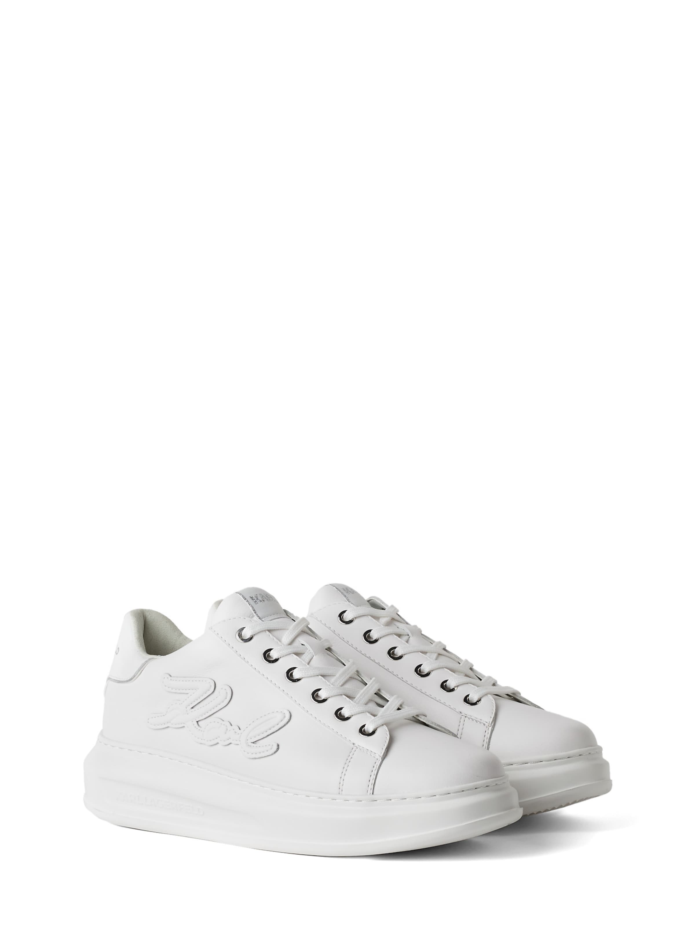 Karl Lagerfeld Trainers ' KAPRI SIGNIA NIEDRIGE SNEAKER ' in White