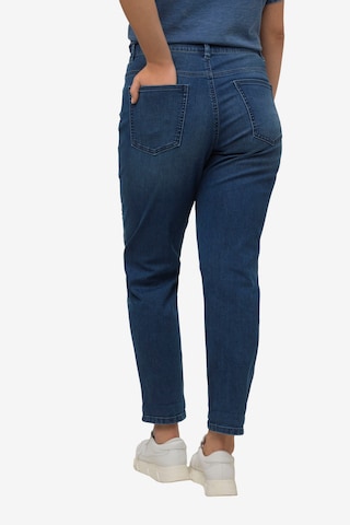 Coupe slim Jean Ulla Popken en bleu