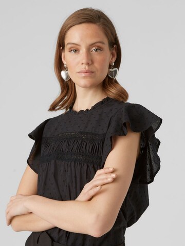 Camicia da donna 'Trine' di VERO MODA in nero