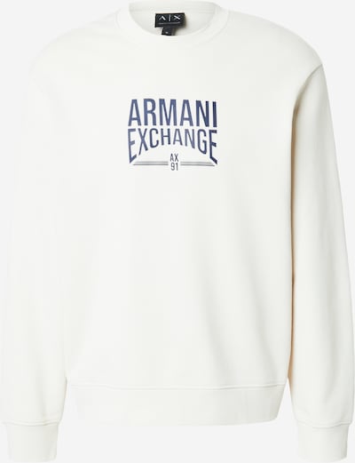ARMANI EXCHANGE Sweater majica veličine XS u boja slonovače / mornarsko plava, Pregled proizvoda