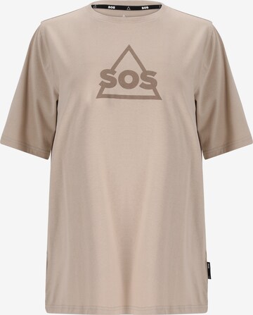 SOS Performance Shirt in Beige: front